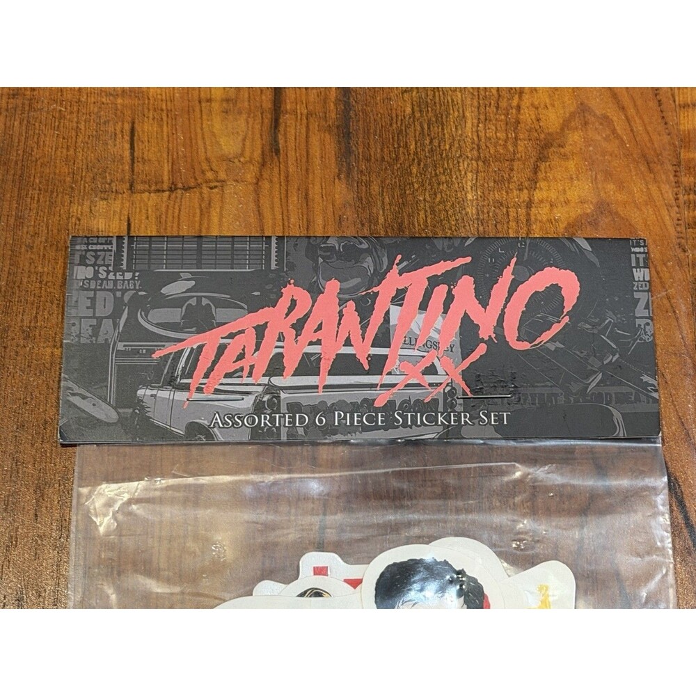 4 x Tarantino 6-Piece (24 Total) Sticker Set Pulp Fiction Reservoir Dogs & More! - Picture 10 of 12